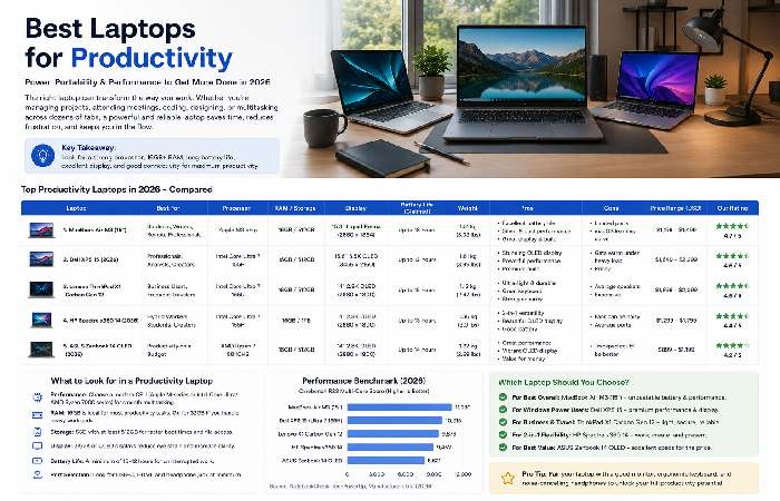 Best Laptops for Productivity