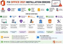 fix office 2021 installation errors