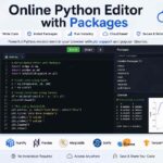 Online Python Editor with Packages
