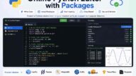 Online Python Editor with Packages