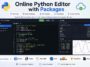 Online Python Editor with Packages