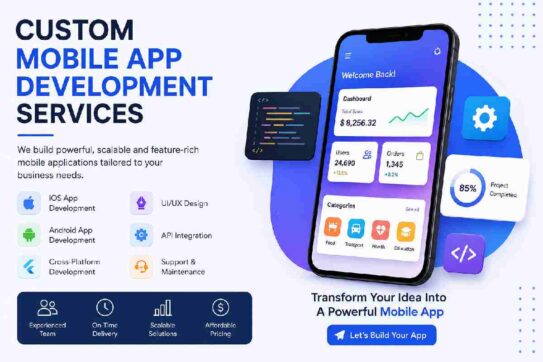 custom mobile app development services