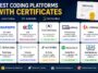 coding platforms with certificates