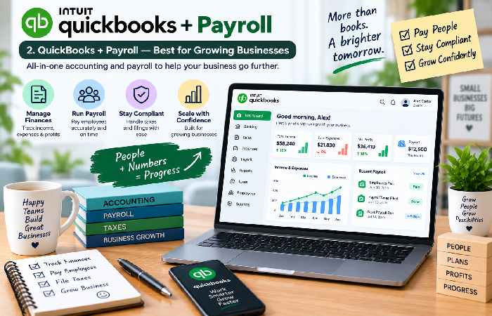 QuickBooks + Payroll — Best for Growing Businesses