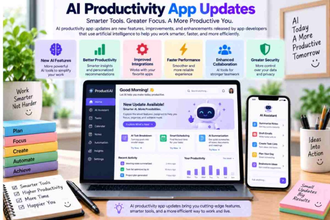 AI productivity app updates
