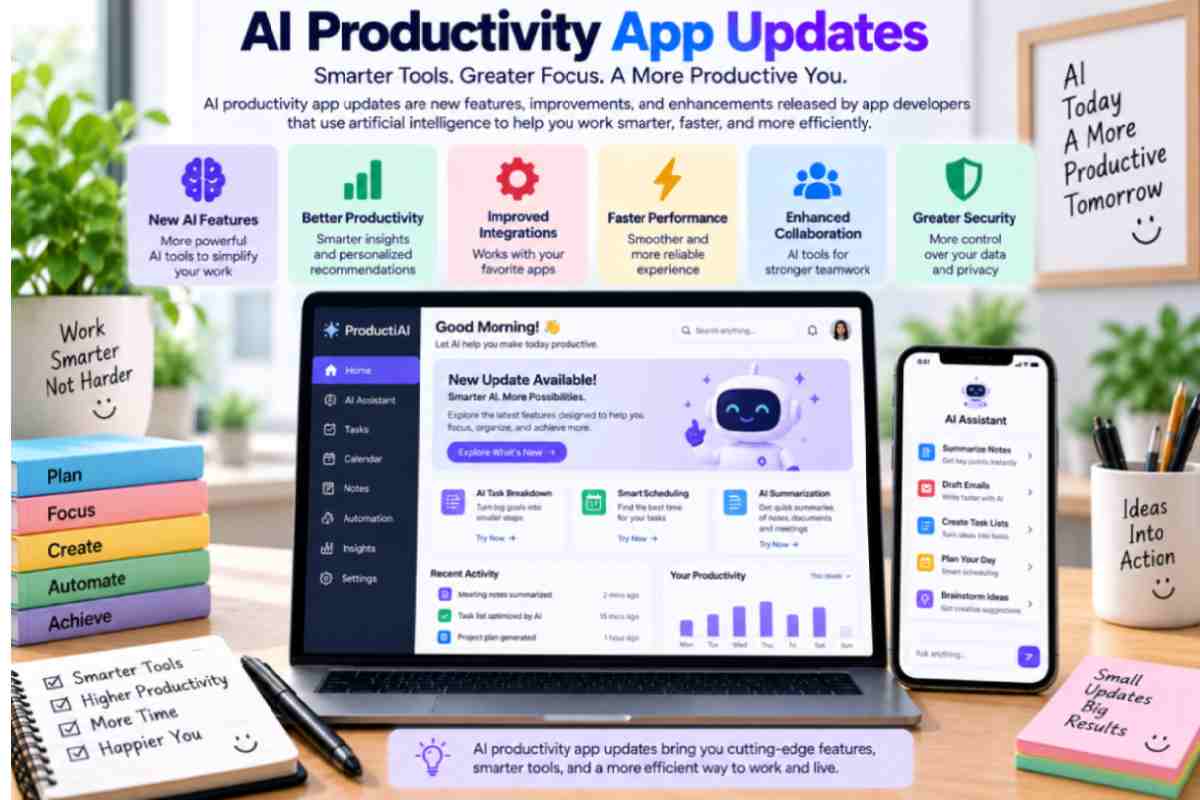 AI productivity app updates