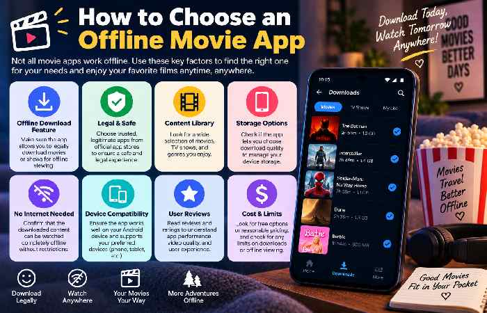How to Choose an Offline Movie App
