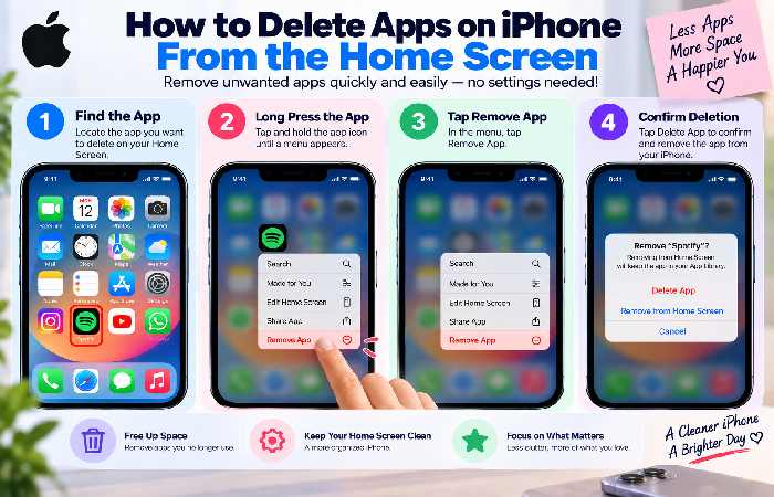 How to Delete Apps on iPhone From the Home Screen (1)