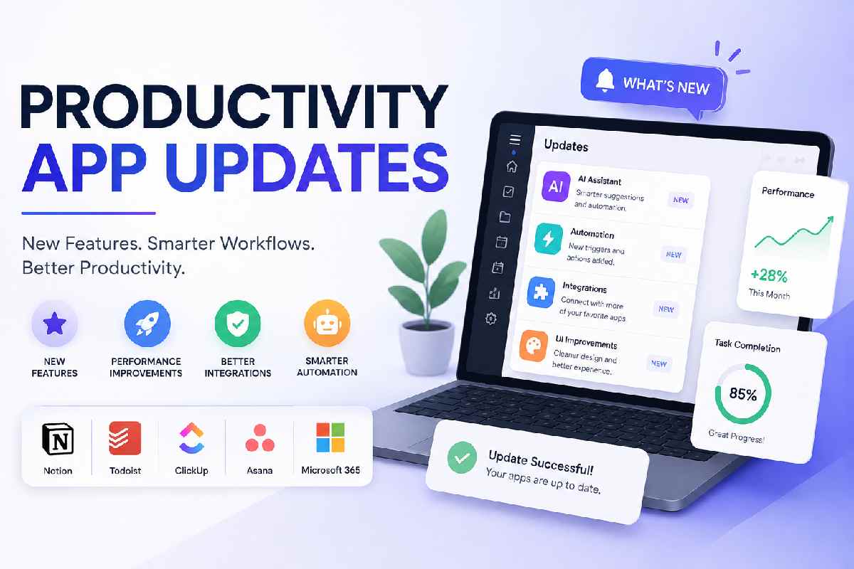 Productivity App Updates