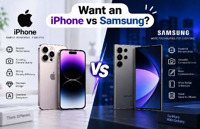 Want an iPhone vs Samsung