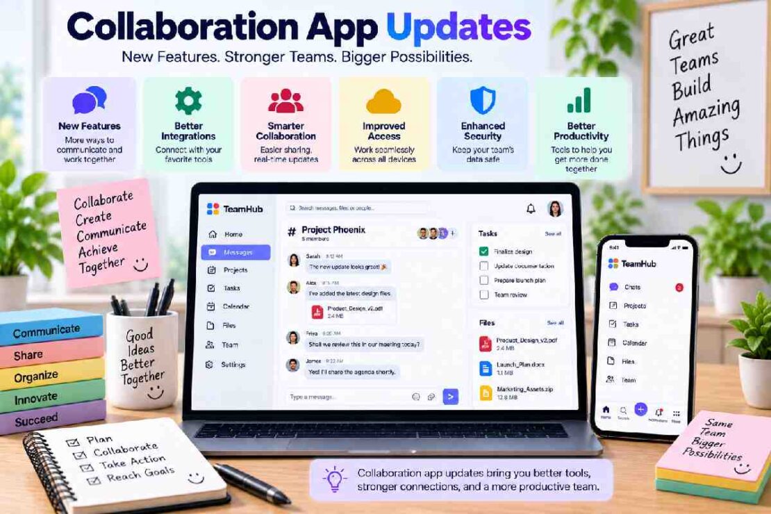 What Are collaboration app updates-Tracking App Updates