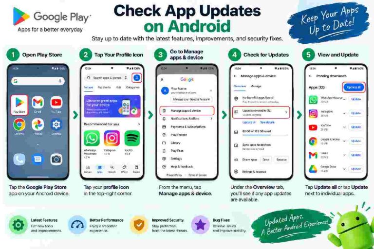 Android App Update Progress Check App Updates on Android: Easy Step-by-Step Guide (2026)