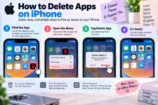 how to delete apps on iphone