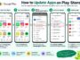 how to update apps on play store