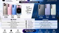 iphone vs samsung price comparison