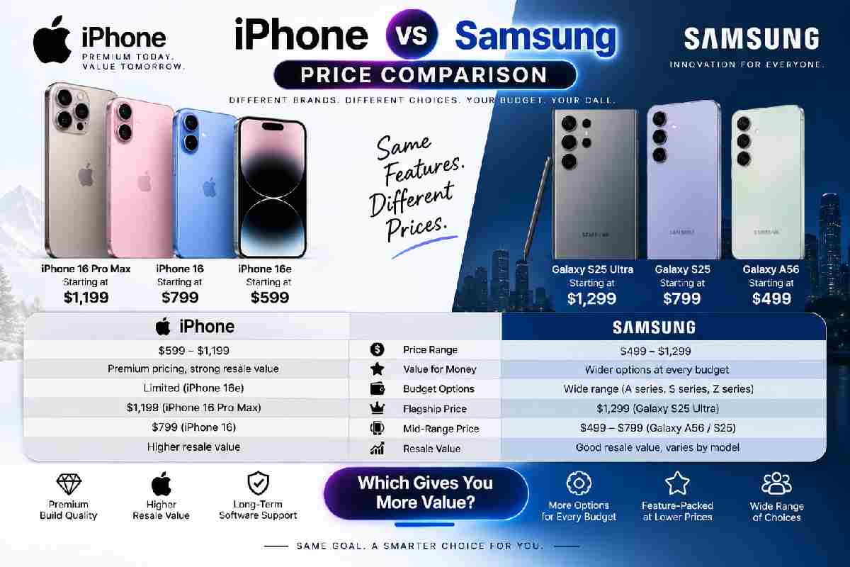 iPhone vs Samsung Price Comparison: Which Is Better Value in 2026?