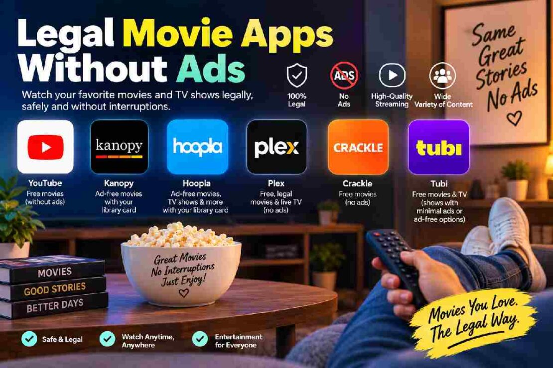 legal movie apps without ads