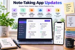 note-taking app updates