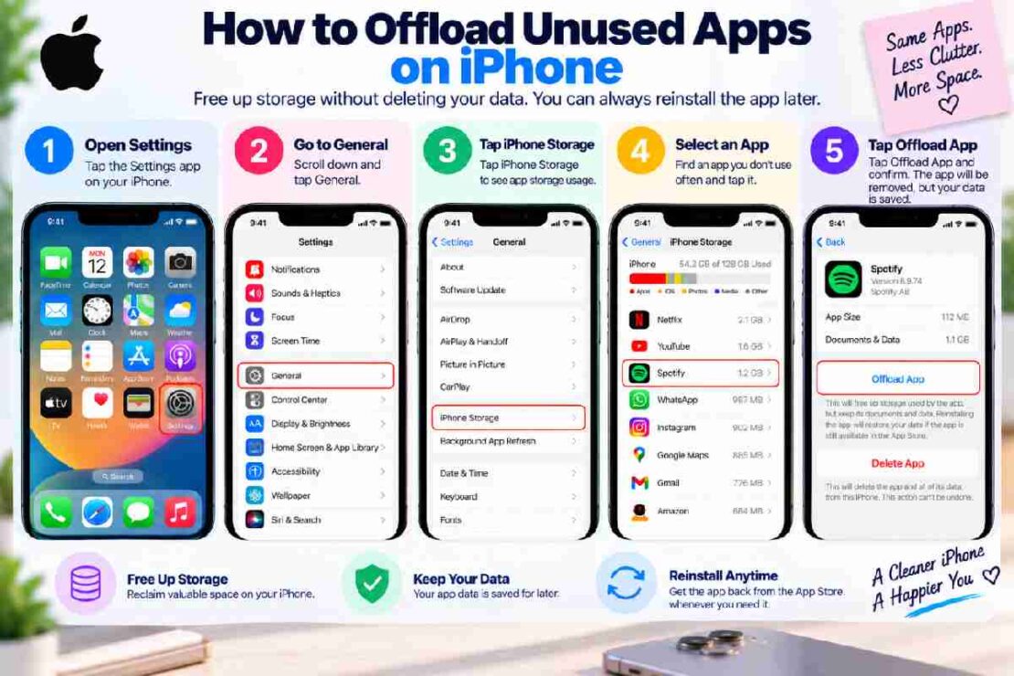 offload unused apps on iphone