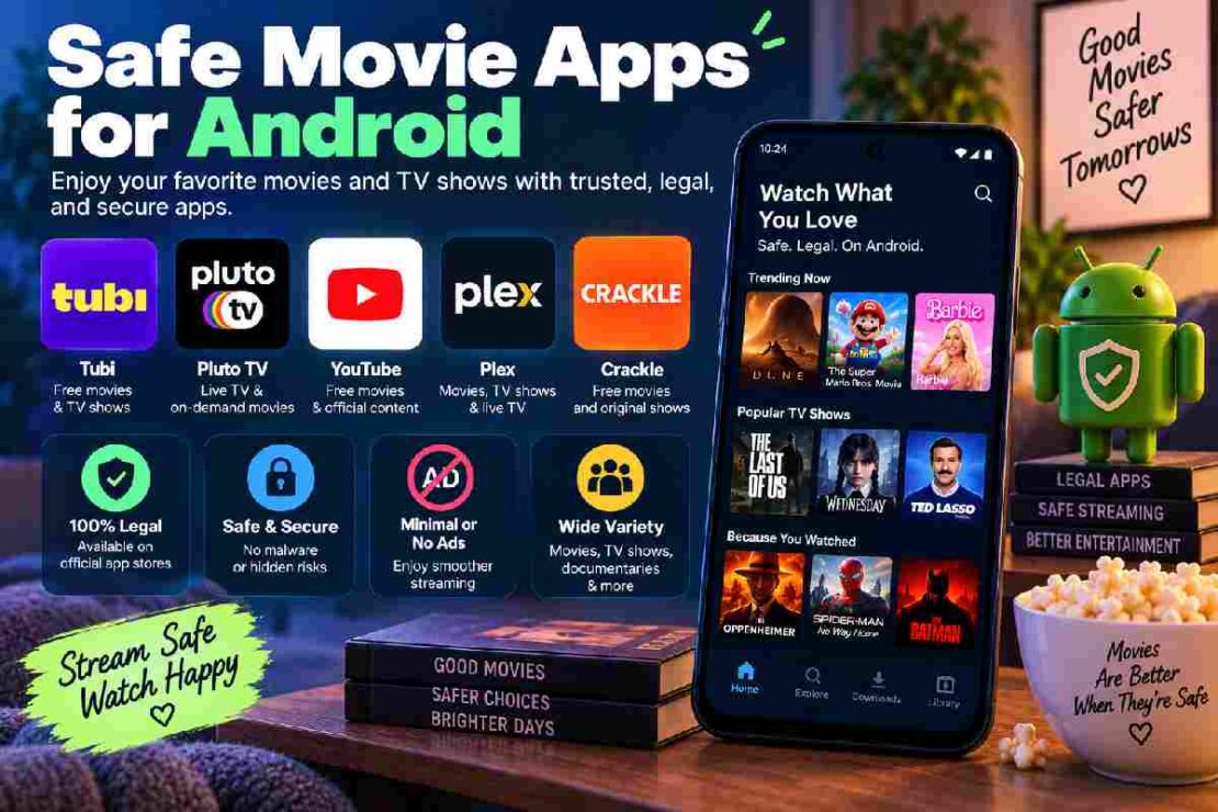 safe movie apps for android