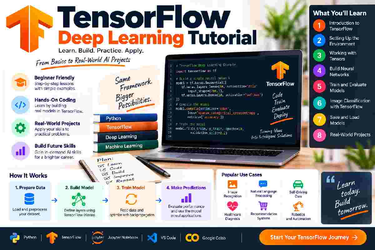TensorFlow Deep Learning Tutorial: Complete Beginner’s Guide