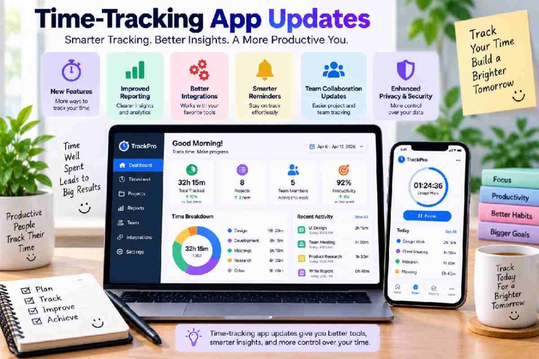 time-tracking app updates