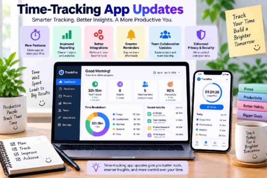 time-tracking app updates