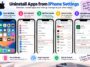 uninstall apps from iphone settings