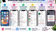 uninstall apps from iphone settings